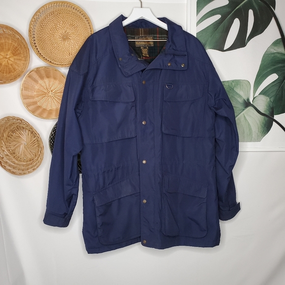 Eddie Bauer Other - Eddie Bauer Men's Wool Lined Parka Blue Heavy Coat